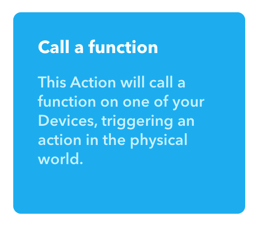 Call a function